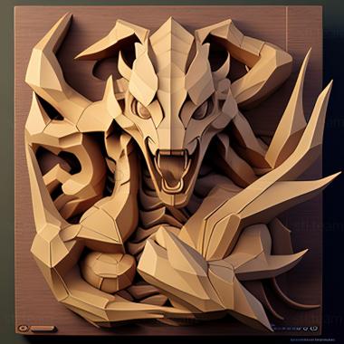 3D model Nerves of Steelix Asagi Gym VS Haganeil (STL)